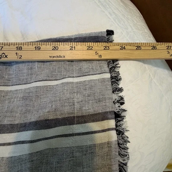 Cloth & Stone striped linen blend jumpsuit Sz Small coastal chic boho - Picture 11 of 11